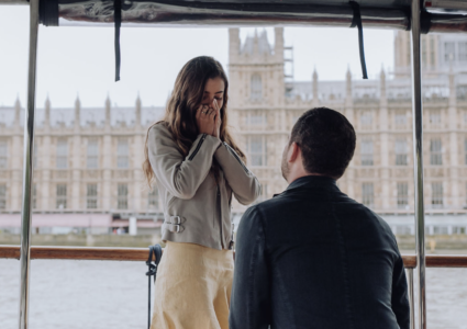 surprise proposal in london
